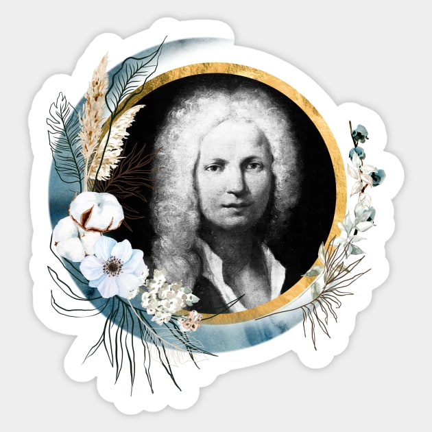 Antonio Vivaldi Sticker by TheMusicophile